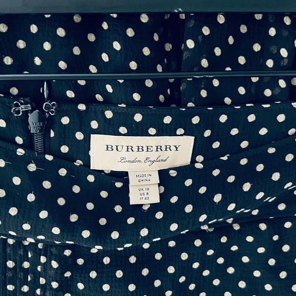 BURBERRY Silk Midi Length Skirt Size M | US 8 - Picture 11 of 15